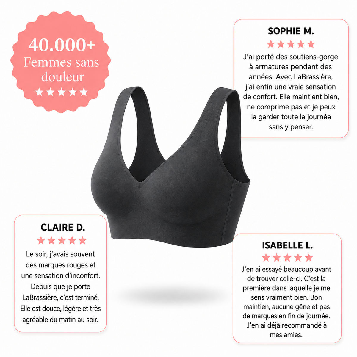 Brassière forte poitrine